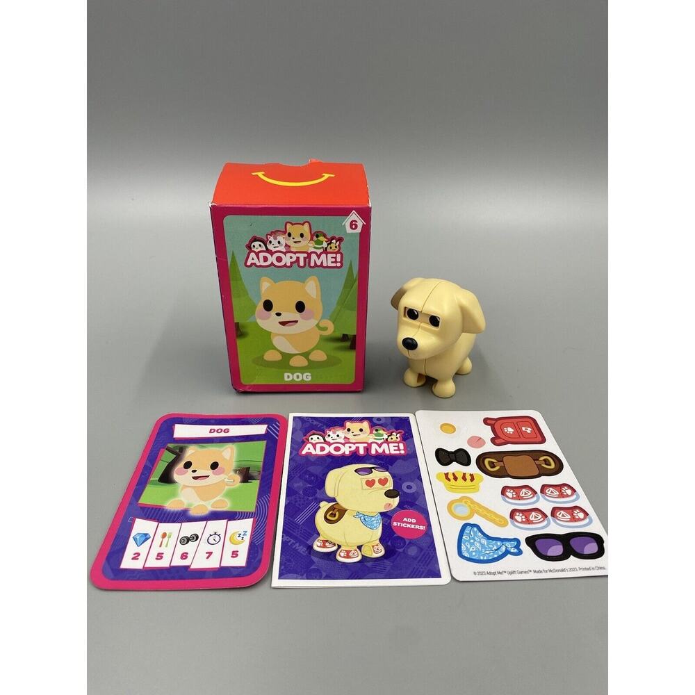 McDonalds Happy Meal Adopt Me #6: Dog Adopt Me! 2023